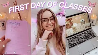 FIRST DAY OF COLLEGE ONLINE CLASSES VLOG! PRODUCTIVE SCHOOL DAY IN THE LIFE *gone wrong*