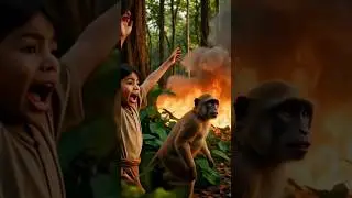 Respect Actions Se Milti Hai | Emotional AI Story Part -2#aimonkey#ai#monkey#viral#shorts#trending