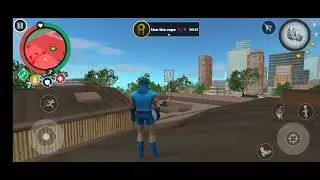 Rope Hero Vice Town (rope hero with bq laser gun) tank and robot destroy - Android Gameplay HD