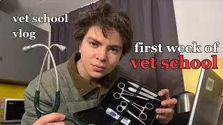 My First Week of Vet School (2nd Term) | Vet School Vlog