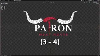 Creating 2D Logo Animation in Blender - Patron (3-4) #blender #animation #tutorial