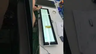 wall mounted 36'' HD stretched bar Lcd screen android wifi stretched advertising display