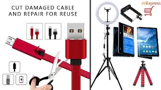 Most Reliable Mobile, Camera Gadgets, Fast Charging Repairable USB Data Cable, Selfie Ring Light