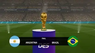 DLS 25 | Brazil vs Argentina Final Match | Dream League Soccer HD Gameplay