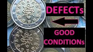 Portugal 2 Euro 2005 2006 Defect coins GOOD CONDITION/2 Euro 36.000.000