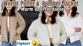 Winter Haul l Winter Jacket Haul l Puffer & Bomber Jacket l Affordable Jackets for winters #jacket 