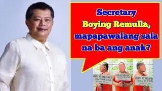 Why Boying Remulla's Son Arrested for Illegal Drugs || ORLAND ANCHO
