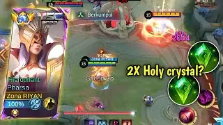 2X HOLY CRYSTAL IS BROKEN🔥|| BEST ONE SHOT BUILD FOR PHARSA 2025 || BEST BUILD PHARSA - MLBB