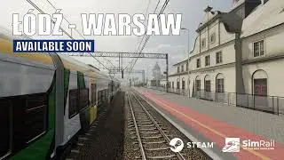 SimRail - The Railway Simulator: Ł&oacute;dź - Warsaw DLC | Trailer