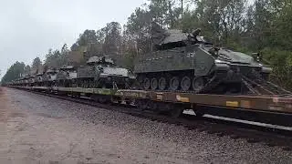 CSX Military train in Newell Georgia