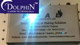 High Speed SS Frybake Name Plate Laser Marking Machine