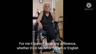 Métis Elder speaking Michif.