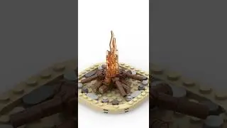 Lego Bonfire #lego #speedbuild #legomania #stopmotion