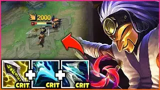 FULL CRIT SHACO IS THE TRUE ONE SHOT BUILD! | Pink Ward Shaco