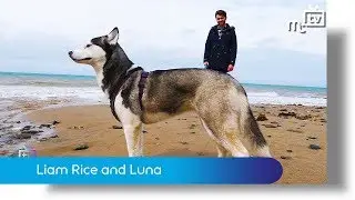 Liam Rice and Luna