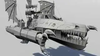 Flying Vessel (Dragon Ship)