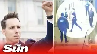 Laughter erupts as video of Sen. Hawley fleeing Capitol shown at Jan 6 hearing