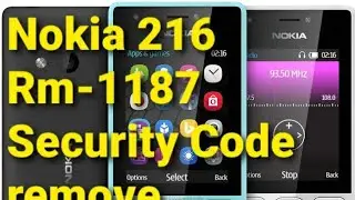 Nokia 216 Rm-1187 security Code