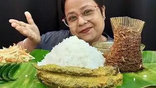 Maach bhaat, shorshe pabda, katla maacher jhol