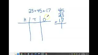 Adding Three 2-Digit Numbers Using Place Value Drawings
