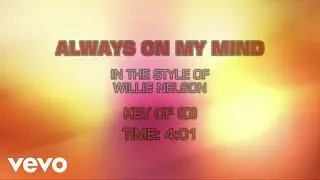 Willie Nelson - Always On My Mind (Karaoke)