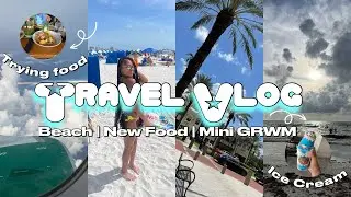 TRAVEL VLOG/DAYS IN MY LIFE ON VACATION 🌴| beach, mini grwm, lagoon & more!