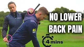 GUARANTEED to fix your lower back golf pain! (UNDER 4 mins)
