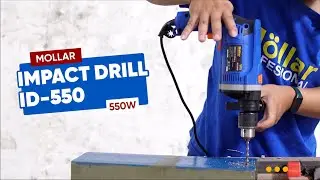 Review & Test MOLLAR ID550 Impact Drill 13 mm Mesin Bor Tembok Beton Besi Listrik