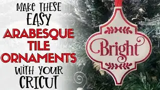 How to Make DIY Arabesque Tile Ornaments for Christmas