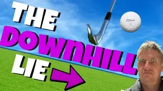 Mastering the Downhill Lie in Golf | I Will Show You How 😊💥❌