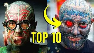 10 человек, которые зашли слишком далеко в своих татуировках (часть 3)