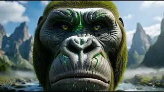 GIANT MOSS KONG AWAKENS! 🦍🌿 Nature’s Guardian Story #Shorts #Viral #AI