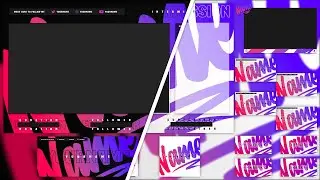 Light + Dark Themed Stream Pack Template | PSD Download