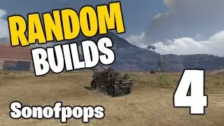 Crossout - Driving the Random Build Vehicles 4 #crossout
