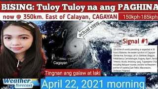 WEATHER UPDATE TODAY April 22, 2021morning | PAGASA WEATHER FORECAST | SURIGUE |  BAGYONG BISING
