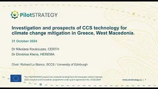 Webinar 4 - Investigation and prospects of CCS technology for climate change mitigation in Greece
