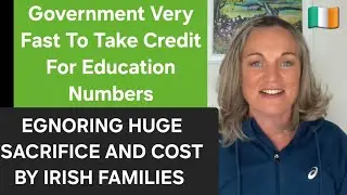 The Irish Government  Quickly Claim Credit for latest Education Numbers, (Elaine Mullally)