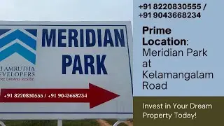 plot for sale in meridian park at kelamangalam road -  2024 - 9