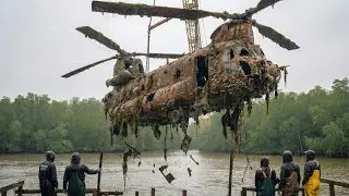 Lost for Decades in the Mangrove Swamp… This CH 47 Chinook Revival Is Unreal