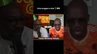 Ocho struggles to drink fo his birthday 😂😂 #nightcap #shannonsharpe #ochocinco #funny #fail