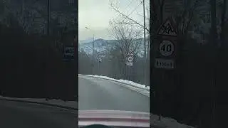 Almaty road trip. Дороги Алматы. Едем на  Медеу вверх. Февраль 2025 #kazakhstan #roads #almaty