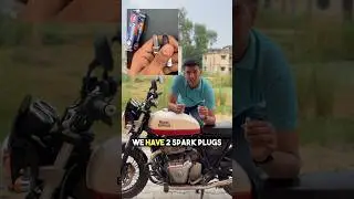Iridium Spark Plug vs Copper spark plug | better one ???  🛠️ #royalenfield #iridium