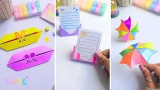 How to make easy crafts with paper/ Easy craft ideas/ paper crafts