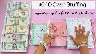 $640 CASH ENVELOPE STUFFING | Cash Envelope Wallet | CASH ENVELOPE CATEGORIES | Savings Challenges