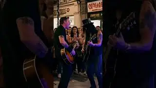 slash on the road from Gun's N Roses 🌹 😍 👌 #music #shorts #ytshorts