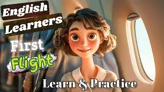 First Flight Adventure: Improve Your English | Learn and Speak English | Daily English Practice