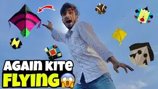 AGAIN kite Flying 😱 vs big kite catch | Mr.zain vlogs 