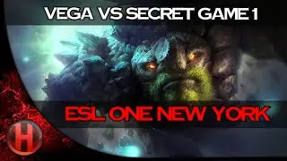 ESL One NEW YORK Grand Finale Secret vs. Vega Game 1