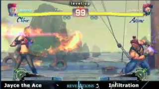 Jayce the Ace (Viper) vs Infiltration (Akuma/Gouki) SSF4 Arcade Edition - ReveLAtions, CEO 2011