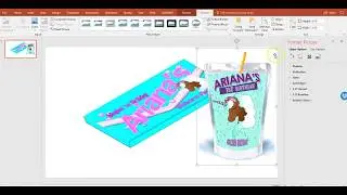 Publisher Party Favor - Capri Sun Juice Pouch Template and Mock Up - Unicorn Theme